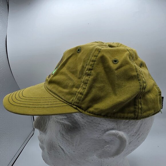 Ouray Yosemite Adults Adjustable Olive Green Cotton Embroidered Cap Casual - Picture 2 of 9